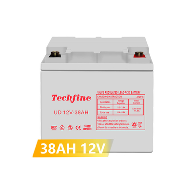 Techfine 38AH 12V storge battery maintenance free solar energy lead acid batteries lead acid batteries for solar inverter