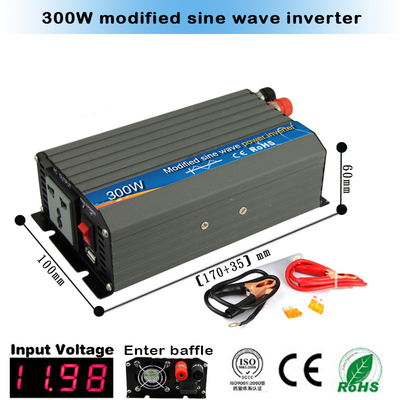 Home Appliance Manufacturer Pure Sine Wave DC 12V To AC 220V 300W Power Inverter With Display
